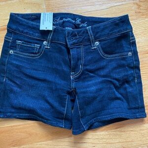 American Eagle Dark Wash denim shorts